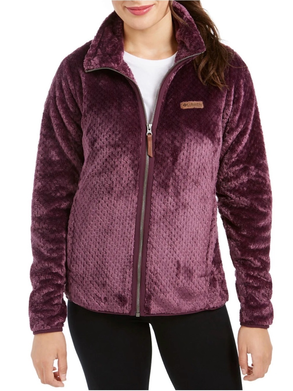 Columbia Women's Purple Fleece Jacket